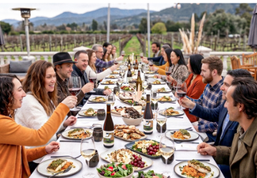 Dine in the Vines: Eastern Mediterranean Inspired Cuisine